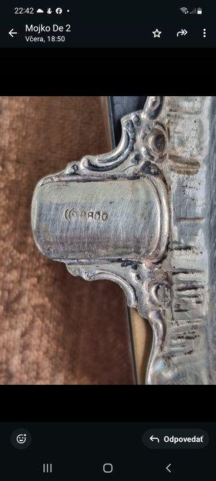 Asbak - .800 zilver - Antiek zilveren asbak, Antiek en Kunst, Antiek | Zilver en Goud