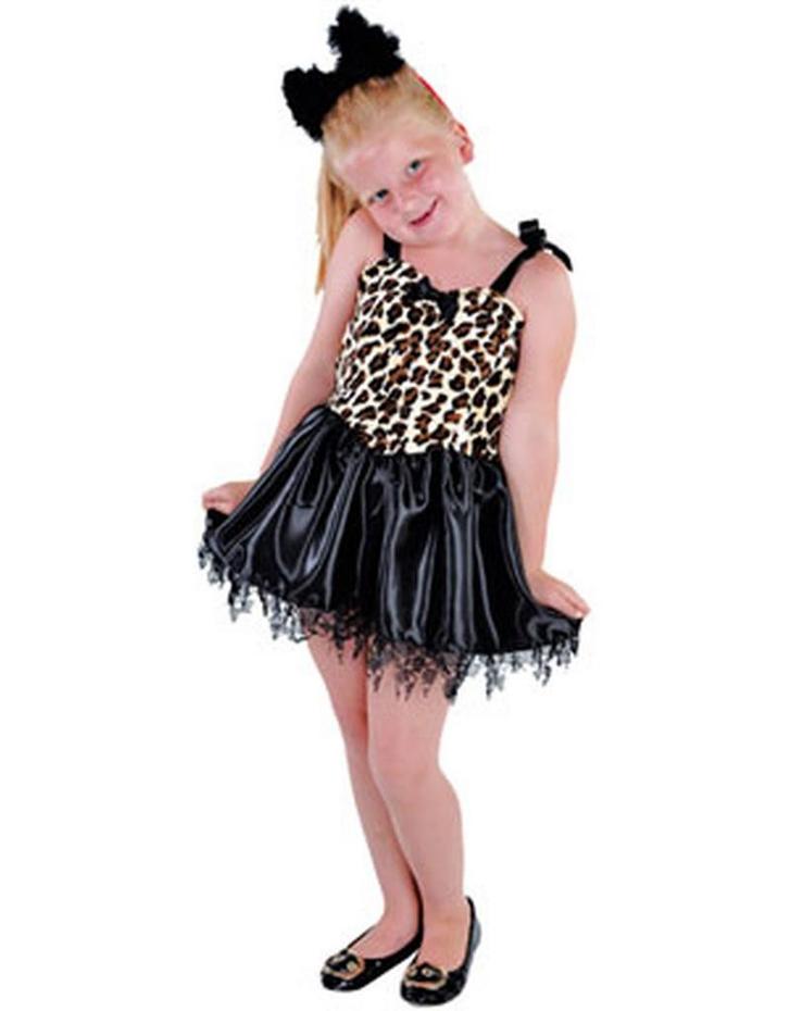 Poesje luipaard verkleed jurk kind, Hobby en Vrije tijd, Feestartikelen, Ophalen of Verzenden