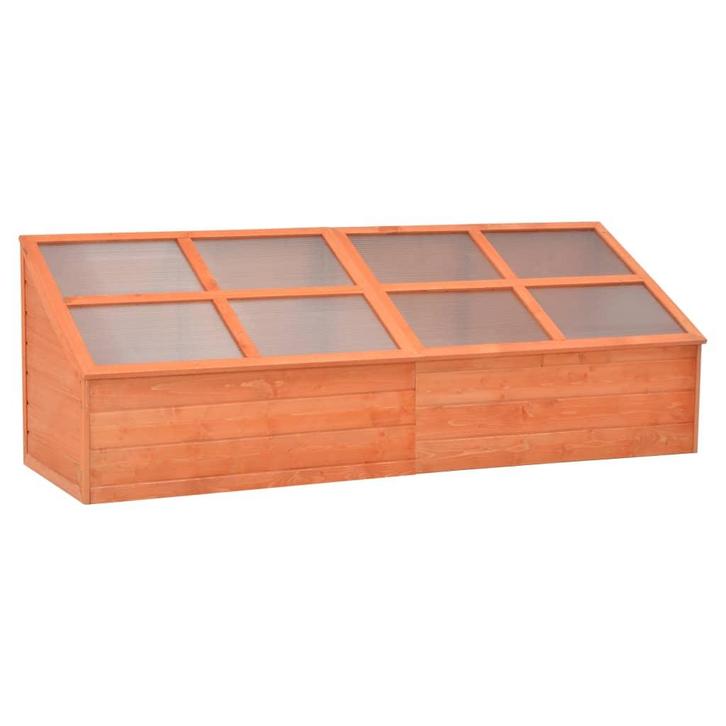 vidaXL Tuinkas 180x57x62 cm hout, Jardin & Terrasse, Serres, Envoi