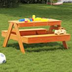 vidaXL Picknicktafel voor kinderen 88x97x52 cm grenenhout, Verzenden, Nieuw