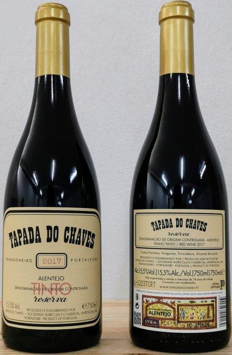 2017 Tapada do Chaves - Alentejo DOC, Reserva - 3 Flessen, Verzamelen, Wijnen