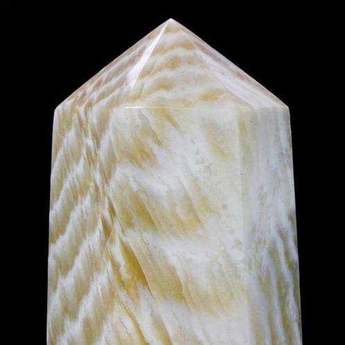 Obélisque minéral exclusif - Pointe dagate zèbre de, Verzamelen, Mineralen en Fossielen