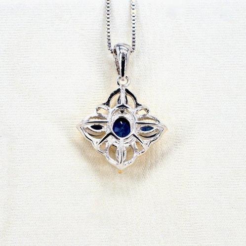 Zonder Minimumprijs - Halsketting Zilver - 0.70ct. tw., Handtassen en Accessoires, Kettingen