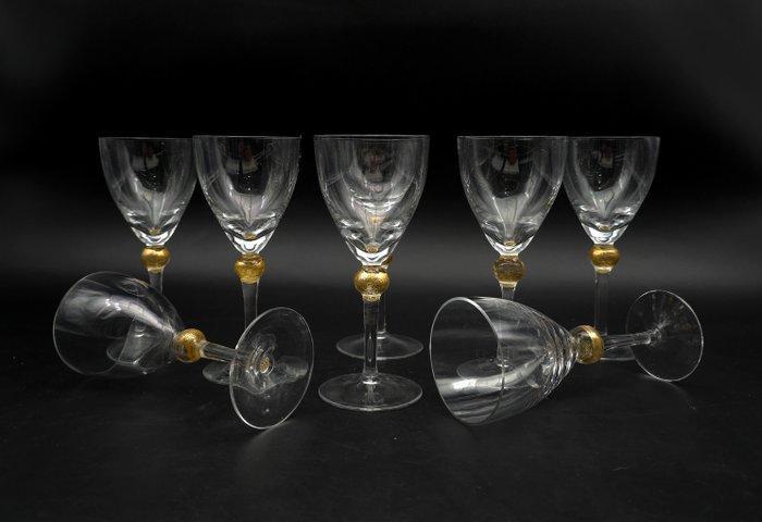 MAESTRI MURANESI - Drinkservies (8) - 24 kt goud -, Antiquités & Art, Antiquités | Meubles | Tables