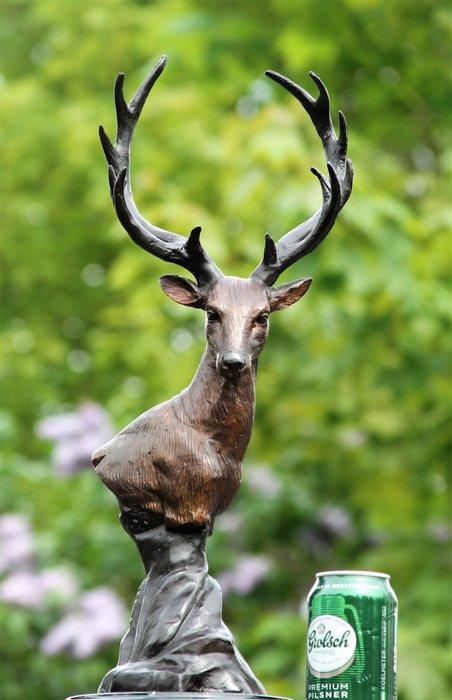 Statue, stateu reebok - 52 cm - marbre bronze, Antiek en Kunst, Kunst | Designobjecten