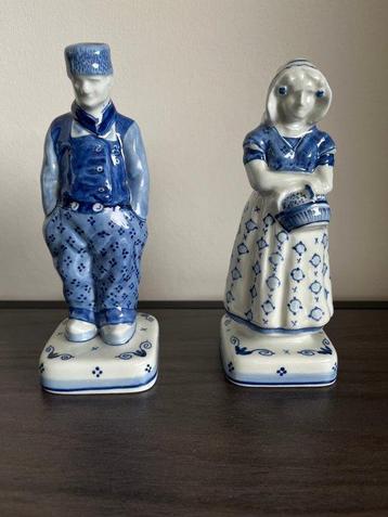 De Porceleyne Fles, Delft - Statue, Boer en boerin - 16 cm -