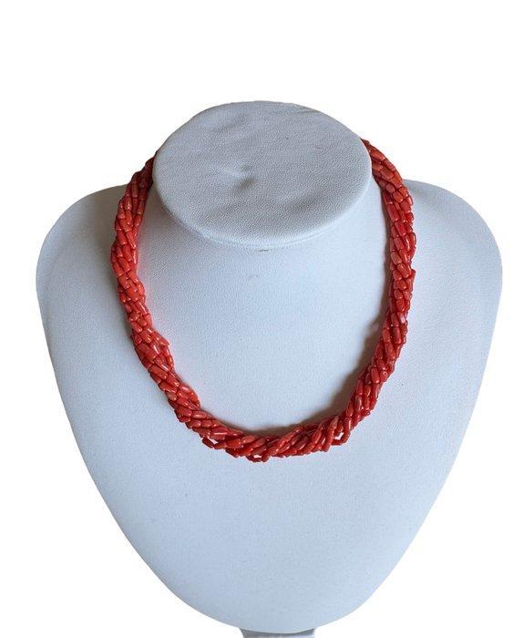 Koraal - Zilver - Halsketting, Verzamelen, Mineralen en Fossielen