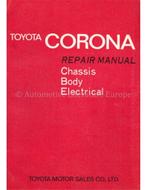 1970 TOYOTA CORONA WERKPLAATSHANDBOEK ENGELS, Auto diversen, Handleidingen en Instructieboekjes