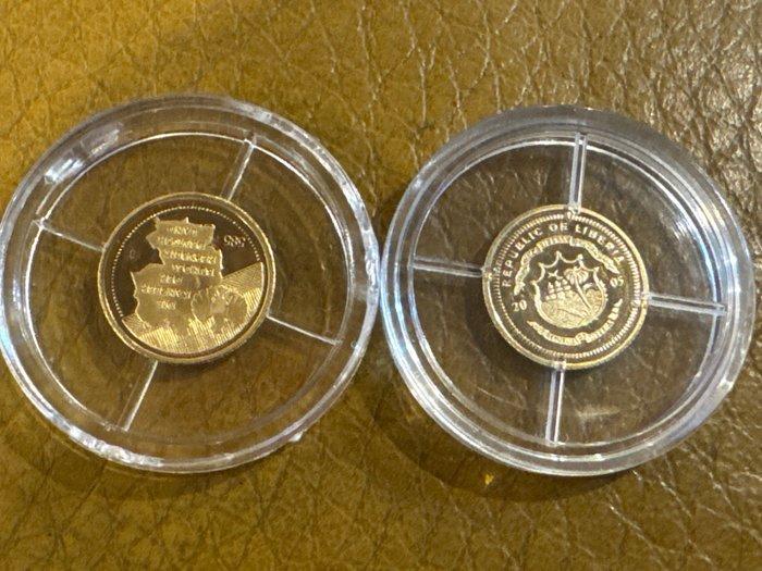 1 gram - Goud - Konrad Adenauer und Krügerrand (Zonder, Postzegels en Munten, Edelmetalen en Baren