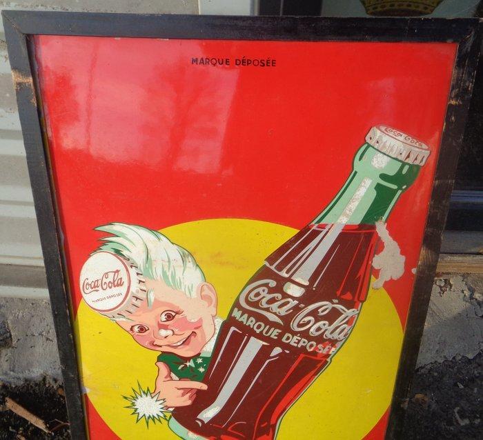 Coca-Cola - Emaille plaat - Emaille, Antiek en Kunst, Antiek | Wandborden en Tegels