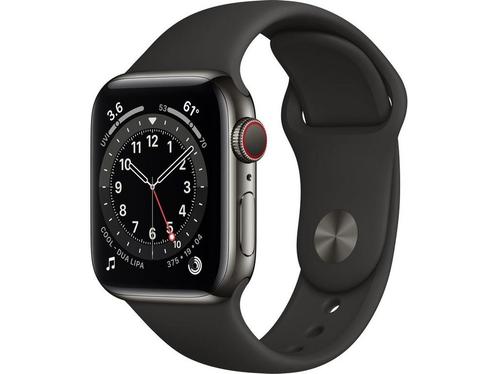 Apple Watch Series 6 OLED 40 mm 4G Grafiet GPS, Huis en Inrichting, Woonaccessoires | Overige, Zo goed als nieuw, Verzenden