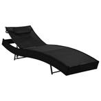 Ligbed Poly Rattan | Tweede Kansje -55% | Tuin Must-Have!, Verzenden, Nieuw, Rotan, Verstelbaar