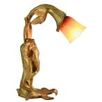 Helène Sibeud & Schneider - Lampe - Bronze doré - Femme Art, Antiquités & Art