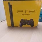 Playstation 2 Zwart Slim Boxed 1 Controller & Memorycard, Games en Spelcomputers, Ophalen of Verzenden, Zo goed als nieuw