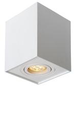 Lucide BOX - Plafondspot GU10 Wit Kantelbaar, Huis en Inrichting, Verzenden, Nieuw, Trendy verlichting