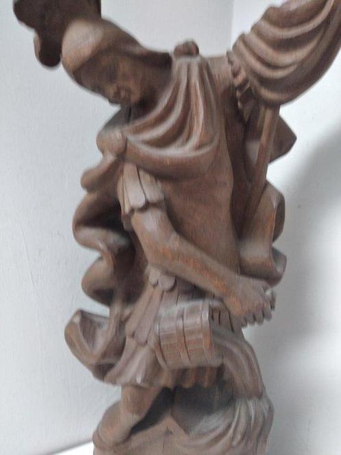 Sculpture, Hl. Florian Holzfigur Holzschnitzerei, Antiek en Kunst, Antiek | Boeken en Manuscripten