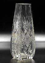 Art Deco Deep-cut Faceted Crystal Glass Vase 1920 - Vase -, Antiek en Kunst, Antiek | Glaswerk en Kristal