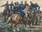 Gerard Westermann (1880-1971) - Cavalry preparing for war, Antiek en Kunst