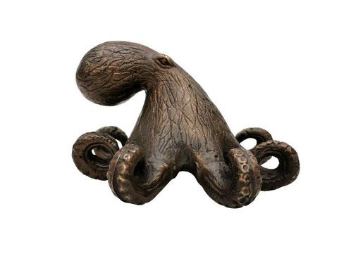 Beeldje - Octopus - Brons, Antiek en Kunst, Kunst | Designobjecten