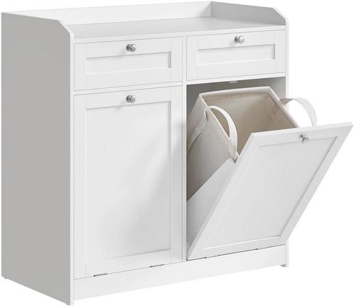 Vasagle badkamerkast met wasmand - Opbergkast gang /, Huis en Inrichting, Kasten | Overige, Verzenden