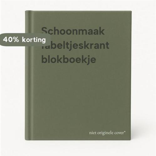 Schoonmaak fabeltjeskrant blokboekje 9789035902152, Boeken, Kinderboeken | Baby's en Peuters, Gelezen, Verzenden