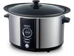 MOA Slowcooker 6,5L - Digitale Timer - 3 Warmtestanden - RVS, Verzenden, Nieuw in verpakking