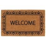 vidaXL Deurmat 45x75 cm getufte kokosvezel naturel, Verzenden, Nieuw