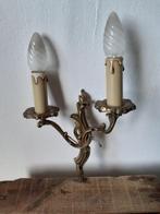 Wandkandelaar (2) - Brons - Bronzen wandlampen.