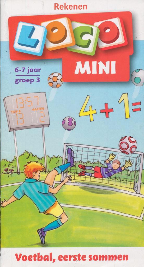 Mini Loco Rekenen Voetbal, Eerste sommen, Boeken, Schoolboeken, Verzenden