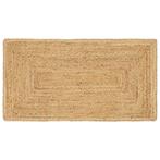 vidaXL Tapijt Beige 60 x 200 cm Jute, Verzenden, Nieuw