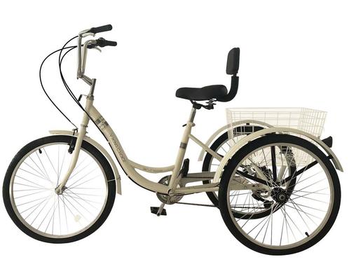 Betrouwbare driewieler voor volwassenen - 7 versnellingen..., Fietsen en Brommers, Fietsen | Driewielers, Verstelbare zitting
