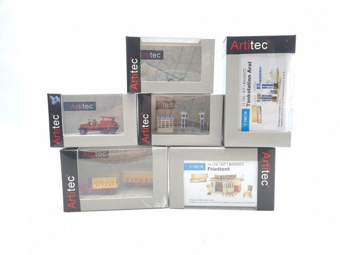 Artitec N - 14.178/14.180/316.069/316.086/316.119/316.129 -, Hobby en Vrije tijd, Modeltreinen | N-Spoor