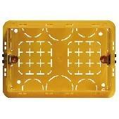 Bticino Gele Inbouwdoos 3 Modules 106x71x52mm - BT503E [10, Doe-het-zelf en Bouw, Elektriciteit en Kabels, Verzenden