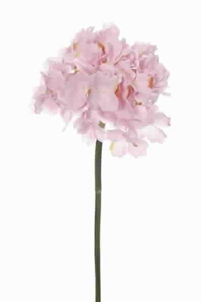 Hortensia Zachtroze op steel 48cm. Hortensia, Huis en Inrichting, Woonaccessoires | Kunstplanten en Kunstbloemen, Nieuw