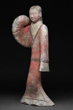 Chinois ancien, empire Han Danseuse féminine en poterie -