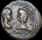 Mésie inférieure, Tomis. Tranquillina and Gordian III. Æ