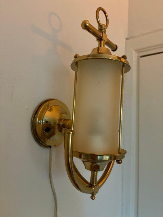 Decorative ships lamp - lampe Anker - Laiton, Verre, Huis en Inrichting, Overige Huis en Inrichting