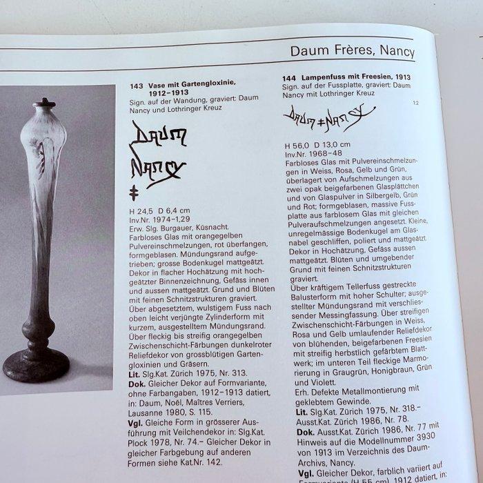 Daum - Vaas - Glasdeeg - Glas - Daum Nancy kruis, Antiek en Kunst, Antiek | Glaswerk en Kristal