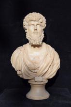 sculptuur, Busto imperatore Romano Lucio Vero - 29 cm -