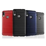 Xiaomi Redmi Note 6 Pro Hoesje - Carbon Fiber Textuur, Télécoms, Verzenden