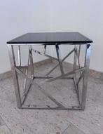 Middentafel - cristallo fume - Salontafel van chroomgekleurd