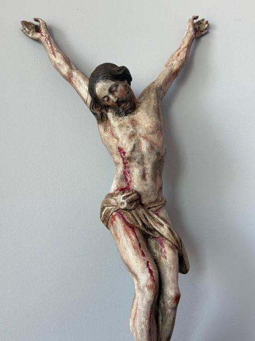 Sculpture, Corpus Christi - 18th century - 62 cm - Bois, Antiek en Kunst, Kunst | Niet-Westerse kunst