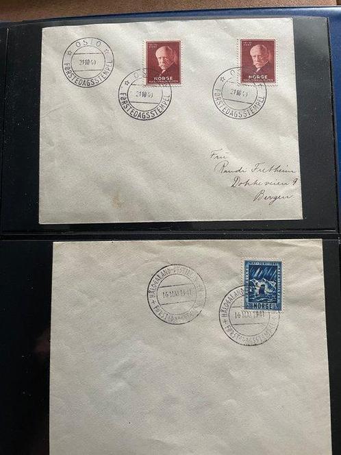 Norvège 1940/2014 - Fdc Norvège et blocs/dossiers de mémoire, Postzegels en Munten, Postzegels | Amerika