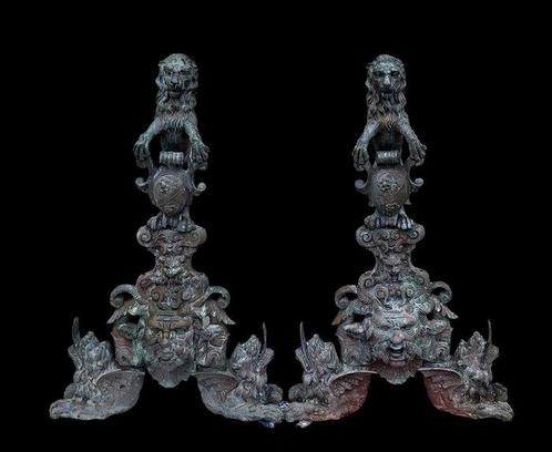 Chenet (2) - Bronze, Antiek en Kunst, Curiosa en Brocante