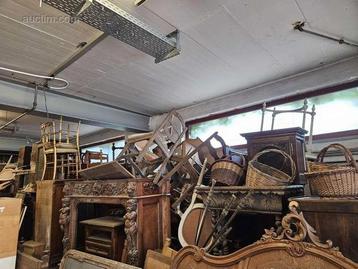 Stuks diverse antiek meubilair (58x) beschikbaar voor biedingen
