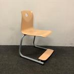 complete set 6 stuks Woodmark schoolstoelen met voetenplank,, Huis en Inrichting, Stoelen, Gebruikt, Hout, Vijf, Zes of meer stoelen