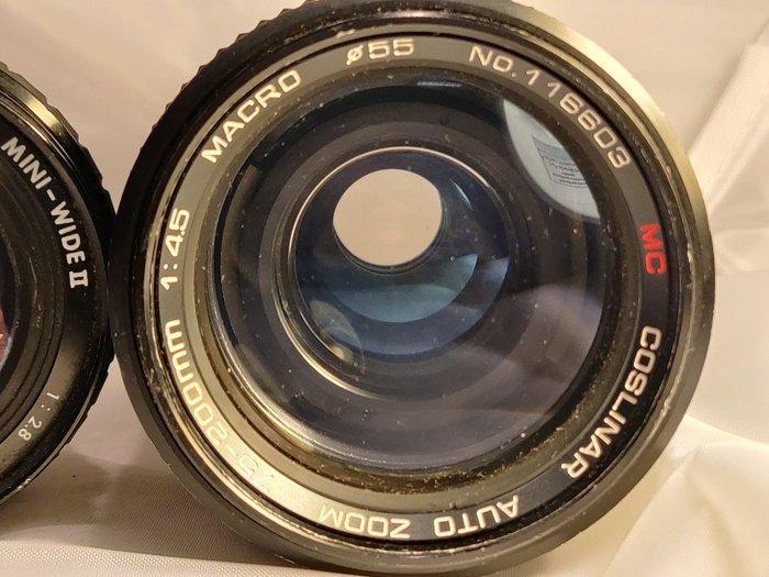 Cosina, Sigma, Coslinar Lot van 3 lenzen (PK): 2,8/28mm, Audio, Tv en Foto, Fotocamera's Analoog