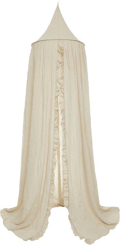 Baby Klamboe Vintage Ruffle 245cm - Nougat Jollein, Kinderen en Baby's, Kinderkamer | Complete kinderkamers, Nieuw, Verzenden