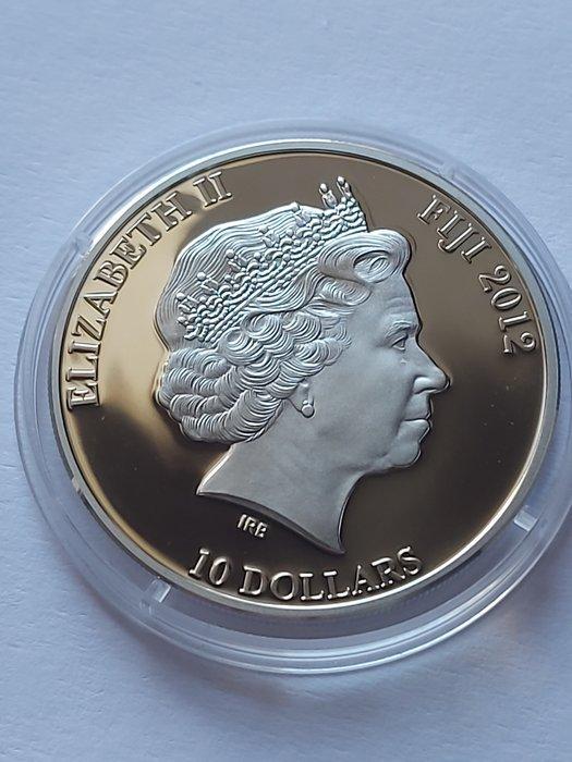Fiji. 10 Dollars 2012 Saint Alexius, Gold plated Silver, Postzegels en Munten, Munten | Europa | Niet-Euromunten