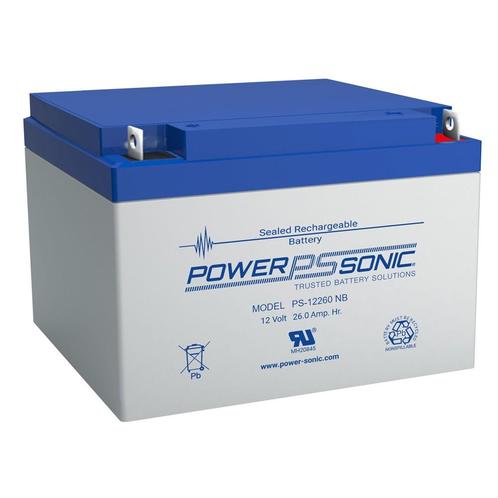 POWER SONIC 12V 26Ah T12 PS-12260B Oplaadbare loodaccu, Doe-het-zelf en Bouw, Overige Doe-Het-Zelf en Bouw, Nieuw, Verzenden